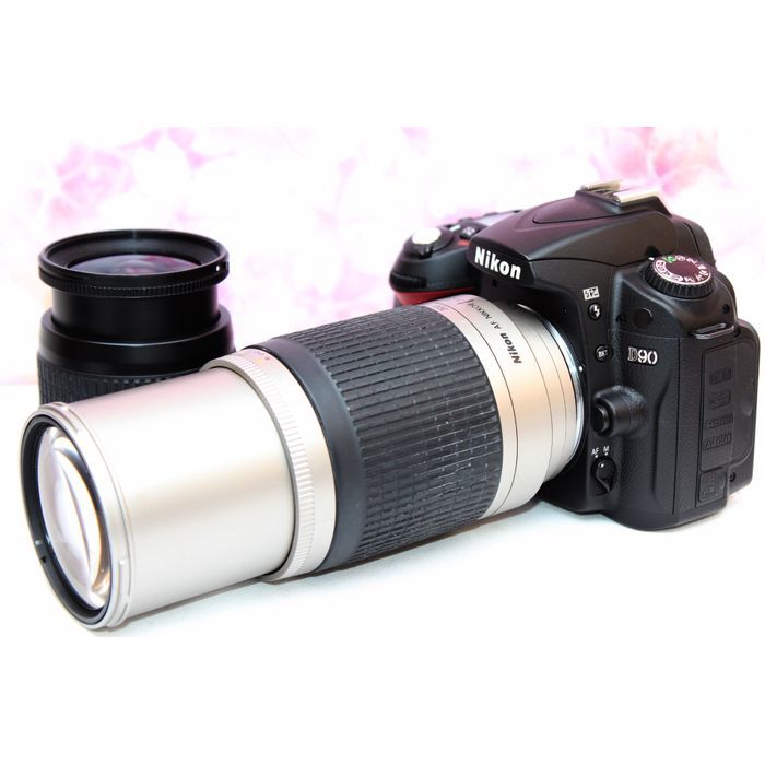 ☆初心者おすすめ☆Nikon D90 ダブルズームセット☆ド迫力Wレンズ