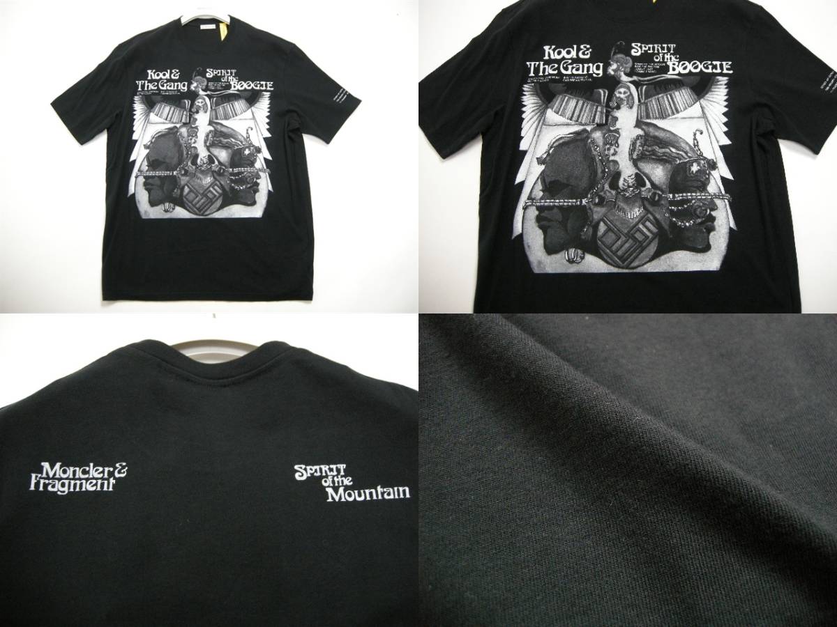 サイズM■新品 本物■モンクレールGENIUS FRAGMENT半袖Tシャツ半袖TEE/MAGLIA T-SHIRTメンズ/黒MONCLERジーニアス/フラグメント/藤原ヒロシの画像7