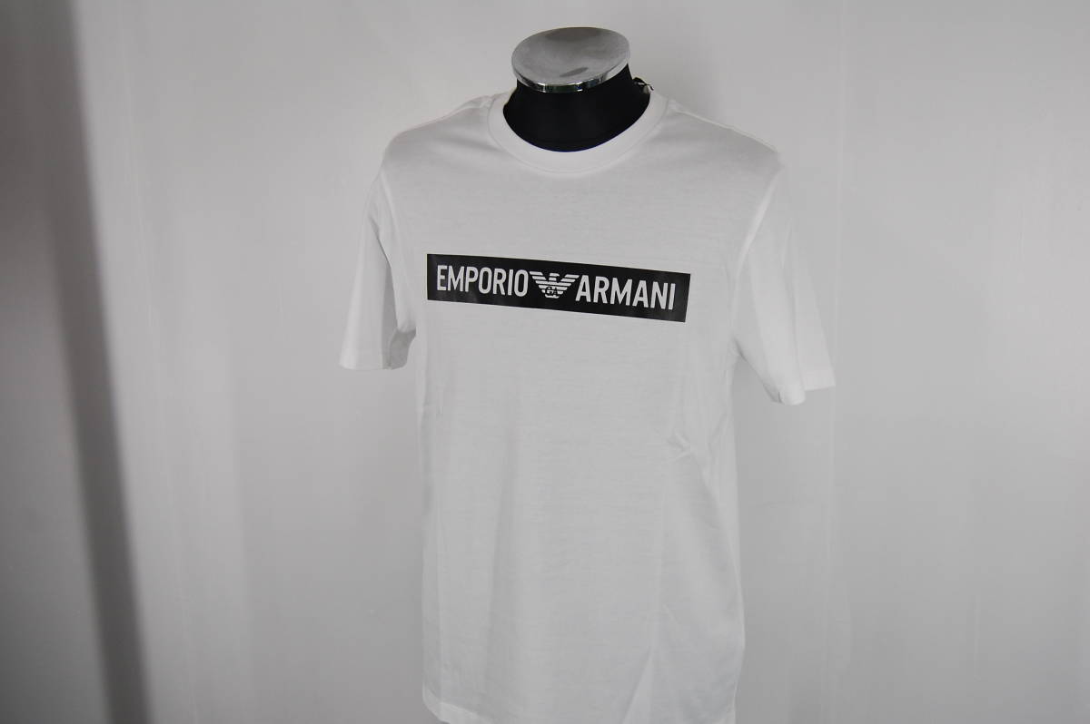 EMPORIO ARMANI　エンポリオアルマーニ　ロゴ　半袖　クルーネックTシャツ　カジュアル　Ｌサイズ