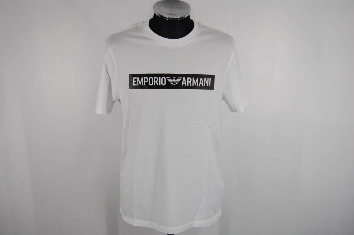 EMPORIO ARMANI　エンポリオアルマーニ　ロゴ　半袖　クルーネックTシャツ　カジュアル　Ｌサイズ