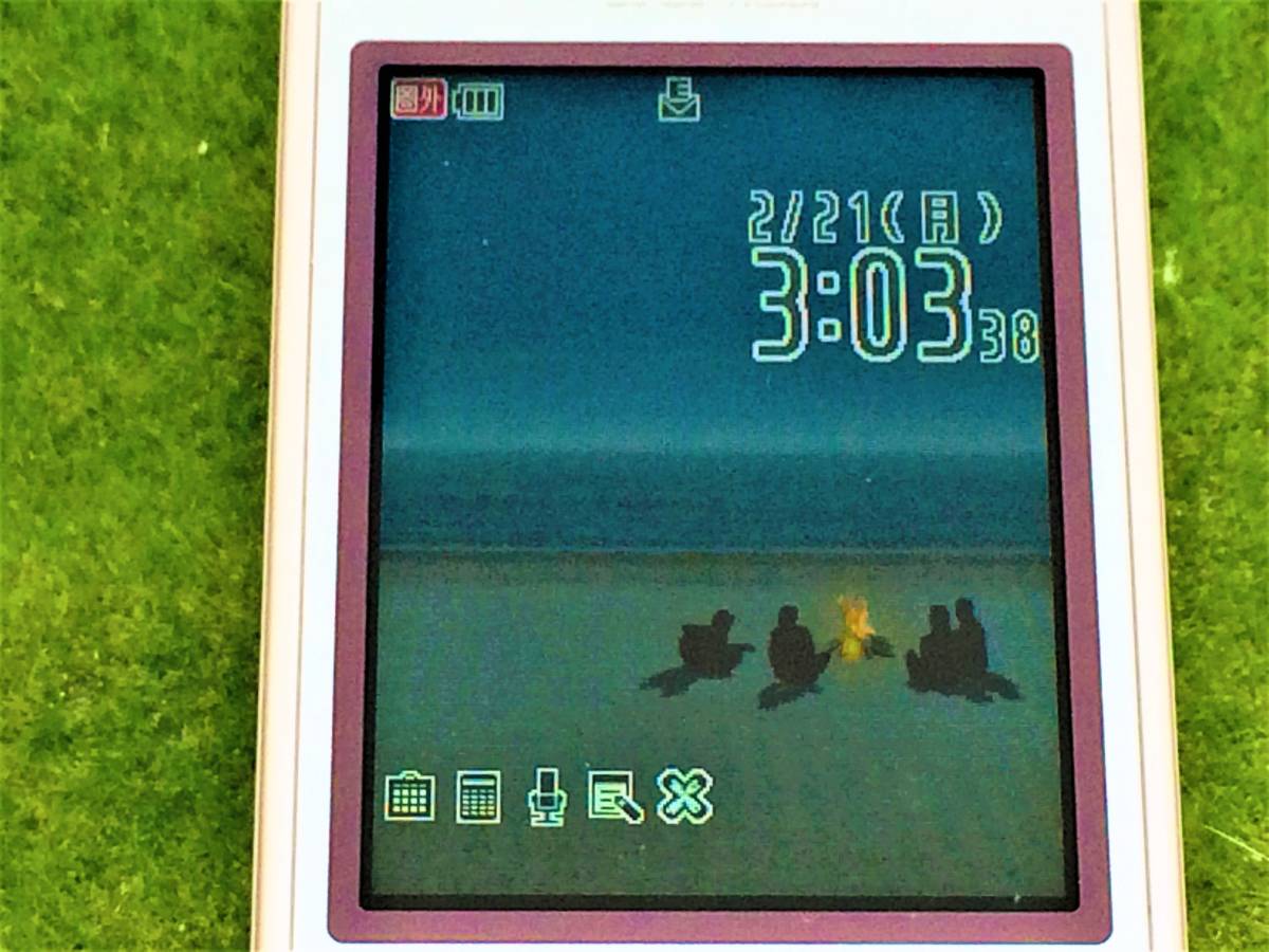 a438【au均一再値下げ！】■同梱OK・初期化OK・簡易清掃OK・判定OK■au A5523T ピンク TOSHIBA 中古 ガラケー 携帯_画像2