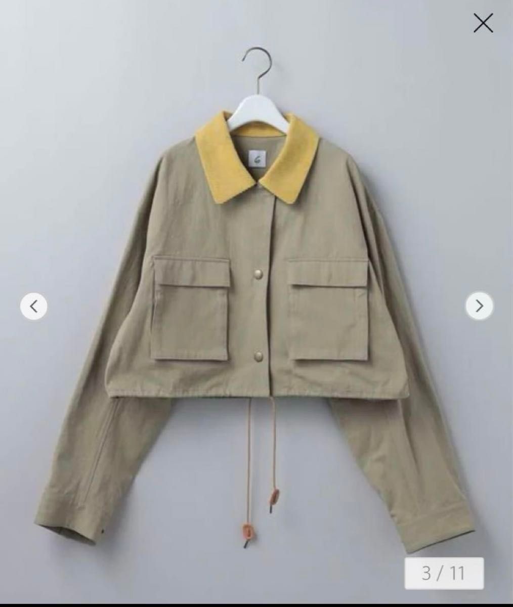 roku 6 ロク コットンショートジャケット 6 ROKU ロク COTTON SHORT JACKET/ジャケット ユナイテッド