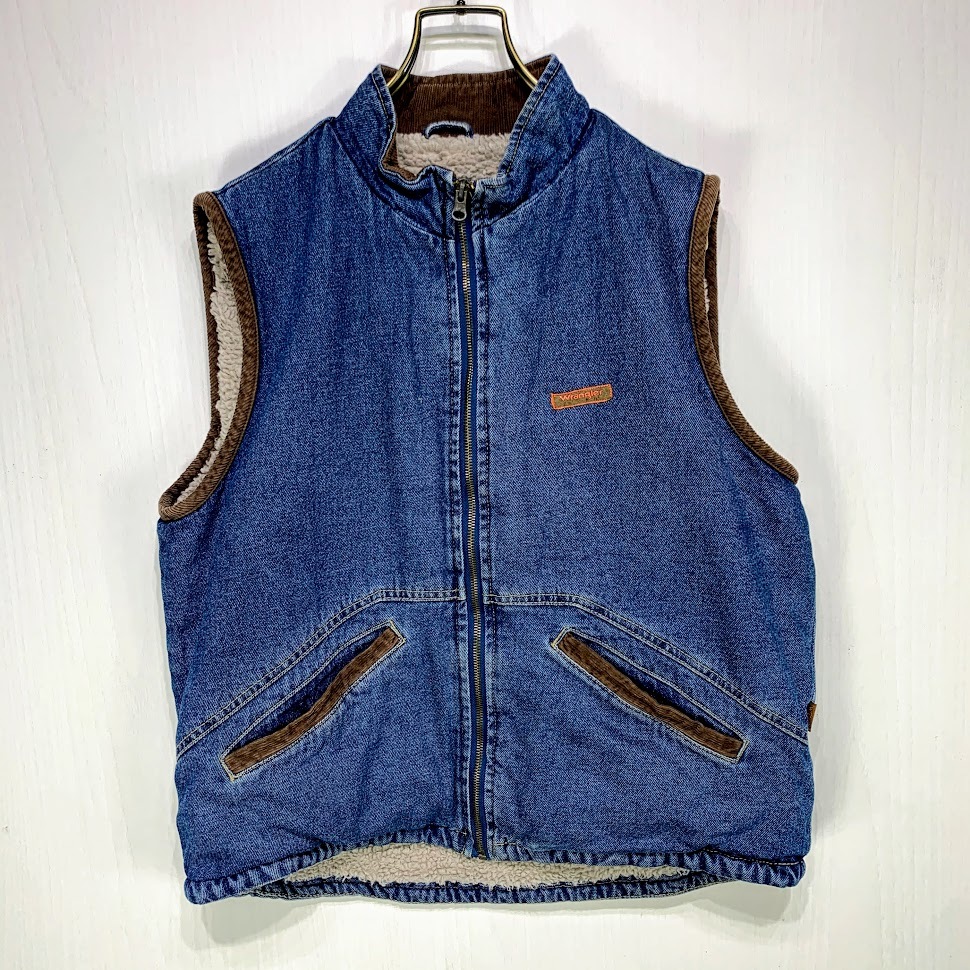 ヤフオク Wrangler Hero デニム ボア ベスト Mサイズ ブル ヤフオク Wrangler Hero デニム ボア ベスト Mサイズ ブル