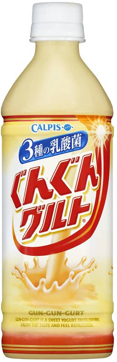 【カルピス】　ぐんぐんグルト　３種の乳酸菌　５００ｍｌ　１ケース　２４入り_画像1