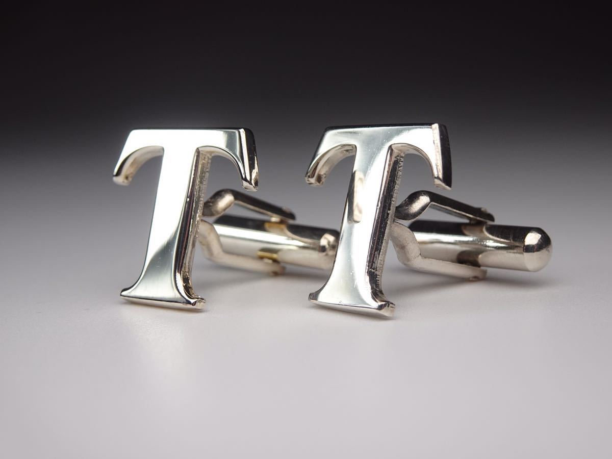 Tiffany & Co. Tiffany T Logo 925 cuffs cuff links 