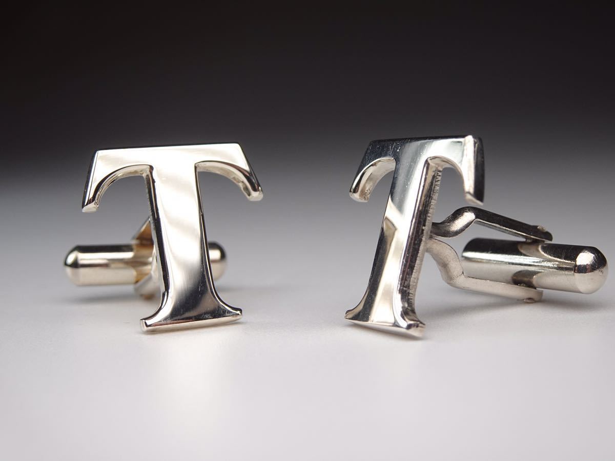 Tiffany & Co. Tiffany T Logo 925 cuffs cuff links 