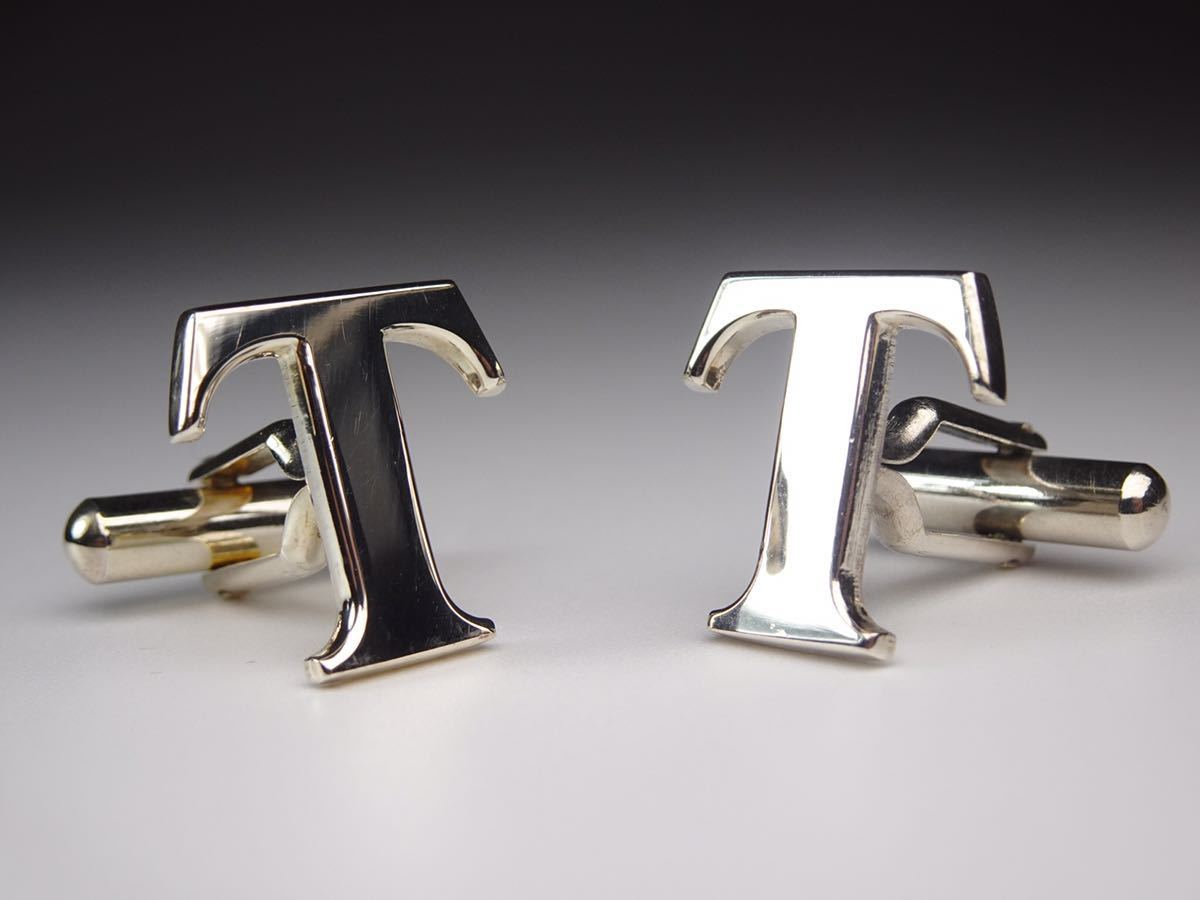 Tiffany & Co. Tiffany T Logo 925 cuffs cuff links 