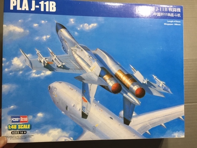 中国版フランカー　PLA J-11B 　1/48 ホビーボス &ASIA %A