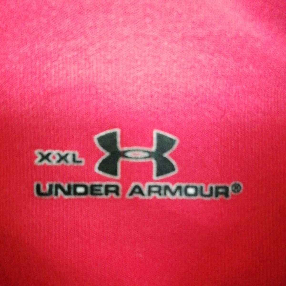 UNDER ARMOUR 半袖インナーシャツ　XXL レッド