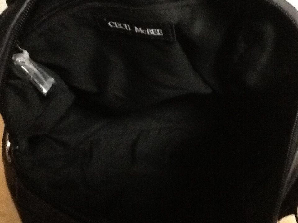  beautiful goods CECIL McBEE Cecil McBee leather bag black Mini Boston bag handbag black leather business bag 