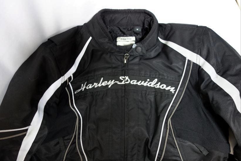 Harley Davidson 純正・中古美品・レディース・スカル・イルミネーション・防水ライディングジャケット98089-15VW (M)_画像4