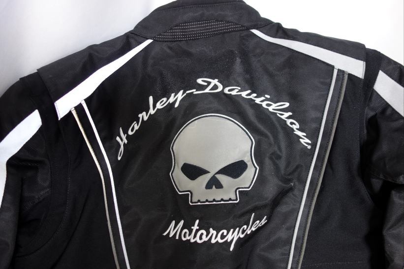 Harley Davidson 純正・中古美品・レディース・スカル・イルミネーション・防水ライディングジャケット98089-15VW (M)_画像5