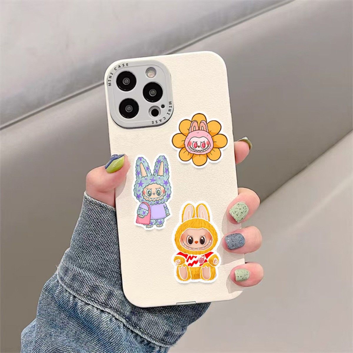 LABUBUランダムステッカー　シール　POPMART LABUBUランダムステッカー シール POPMART 62枚セット ラブブ