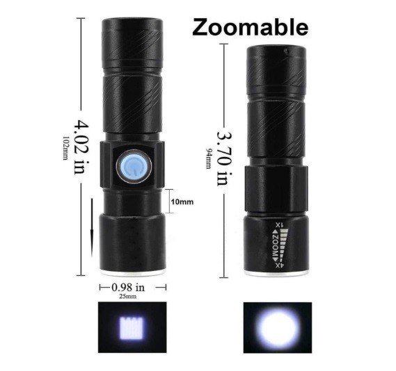 ☆ホルダー付き☆サイクリング &アウトドア USB充電 懐中電灯 led 強力