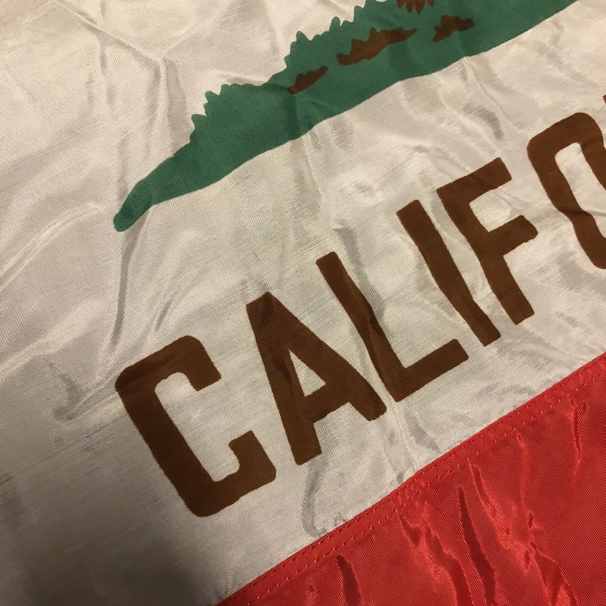 vintage】カリフォルニア州旗 ヴィンテージ アンティーク古着 店舗什器