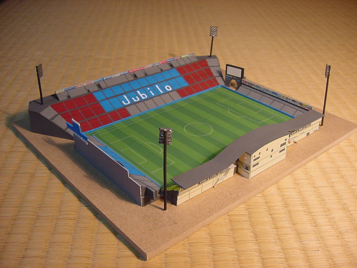 ヤマハスタジアムの建築模型　ジュビロ磐田の本拠地模型