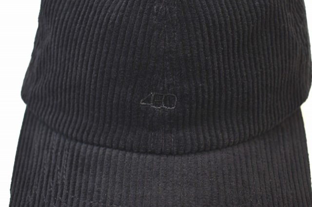 430 FOURTHIRTY (フォーサーティー) NUMBER ICON CORD CAPナンバーアイコンコーデュロイキャップ ロゴ LOGO 6-PANEL 6パネル 刺繍帽子_画像3