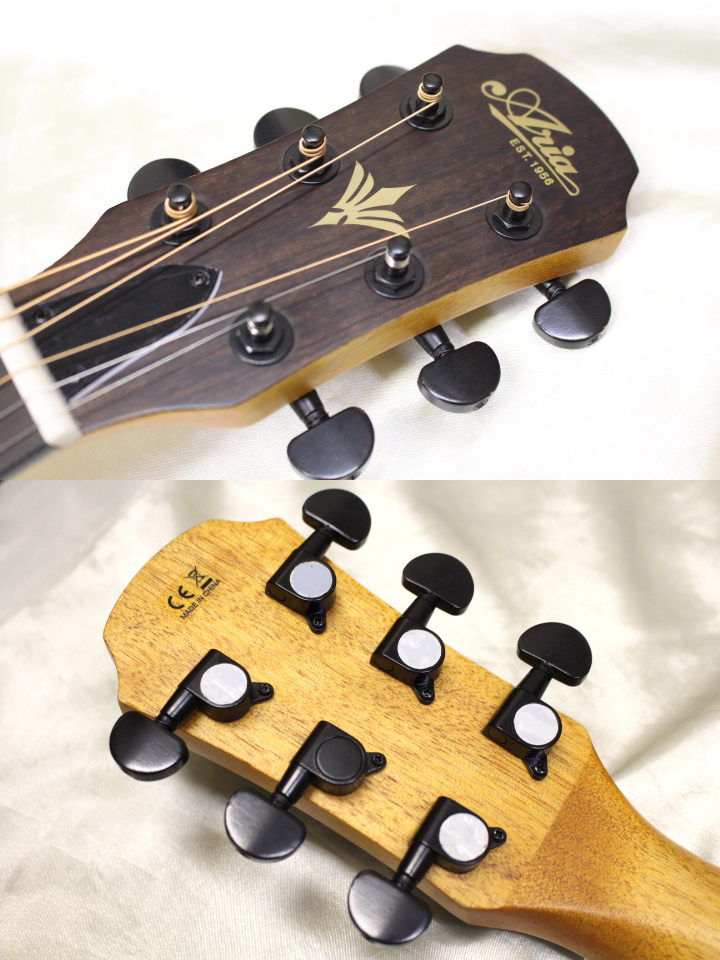 新品 Aria(アリア) / FET-F2 STBR エレクトリック・アコースティックギター ※全国送料無料(北海道・沖縄・離島は除きます。)_画像3