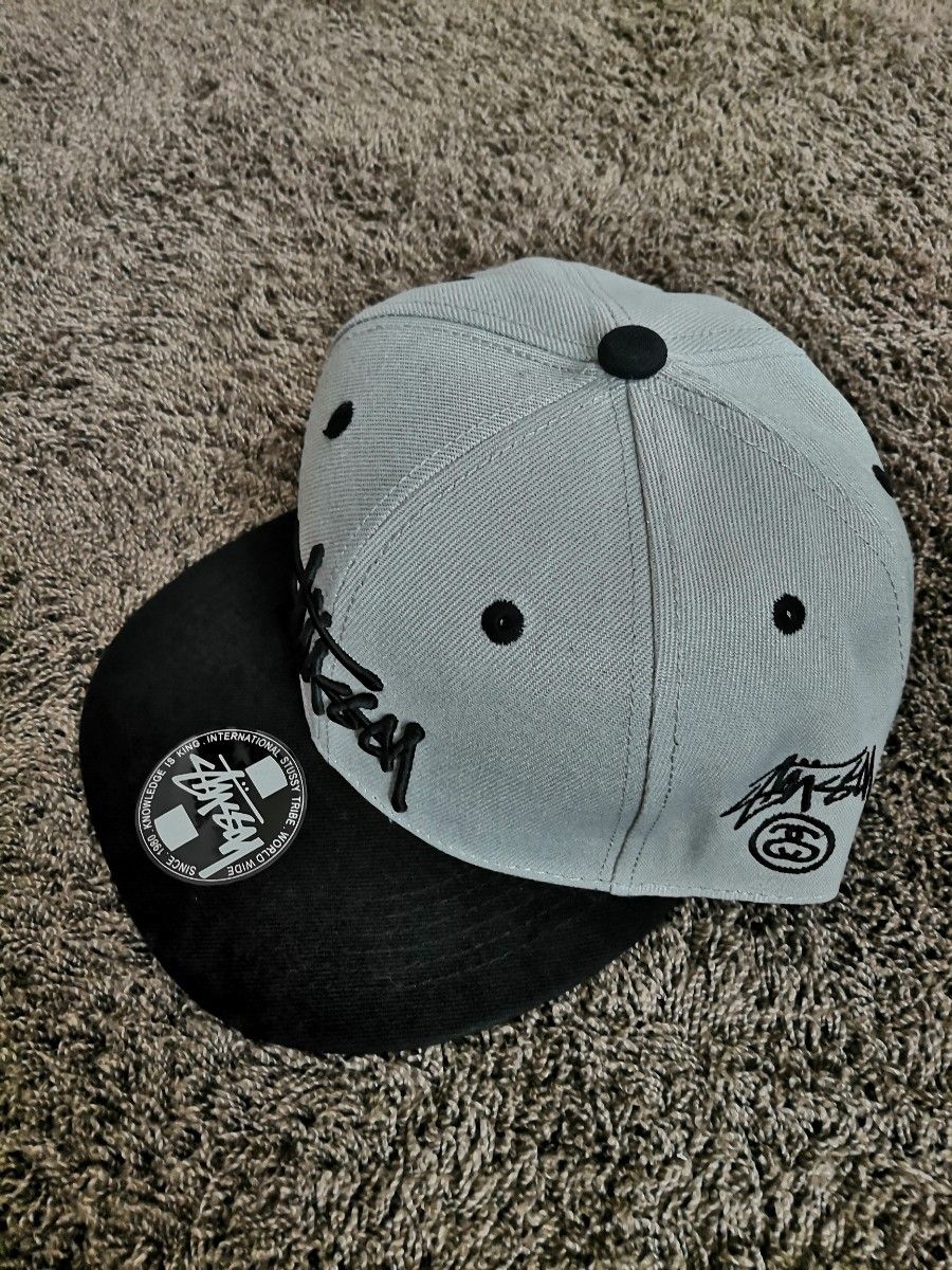 Stussy スナップバックキャップ ホワイト/ブラック 楽天市場】ステューシー STUSSY キャップ SS Link Hustler