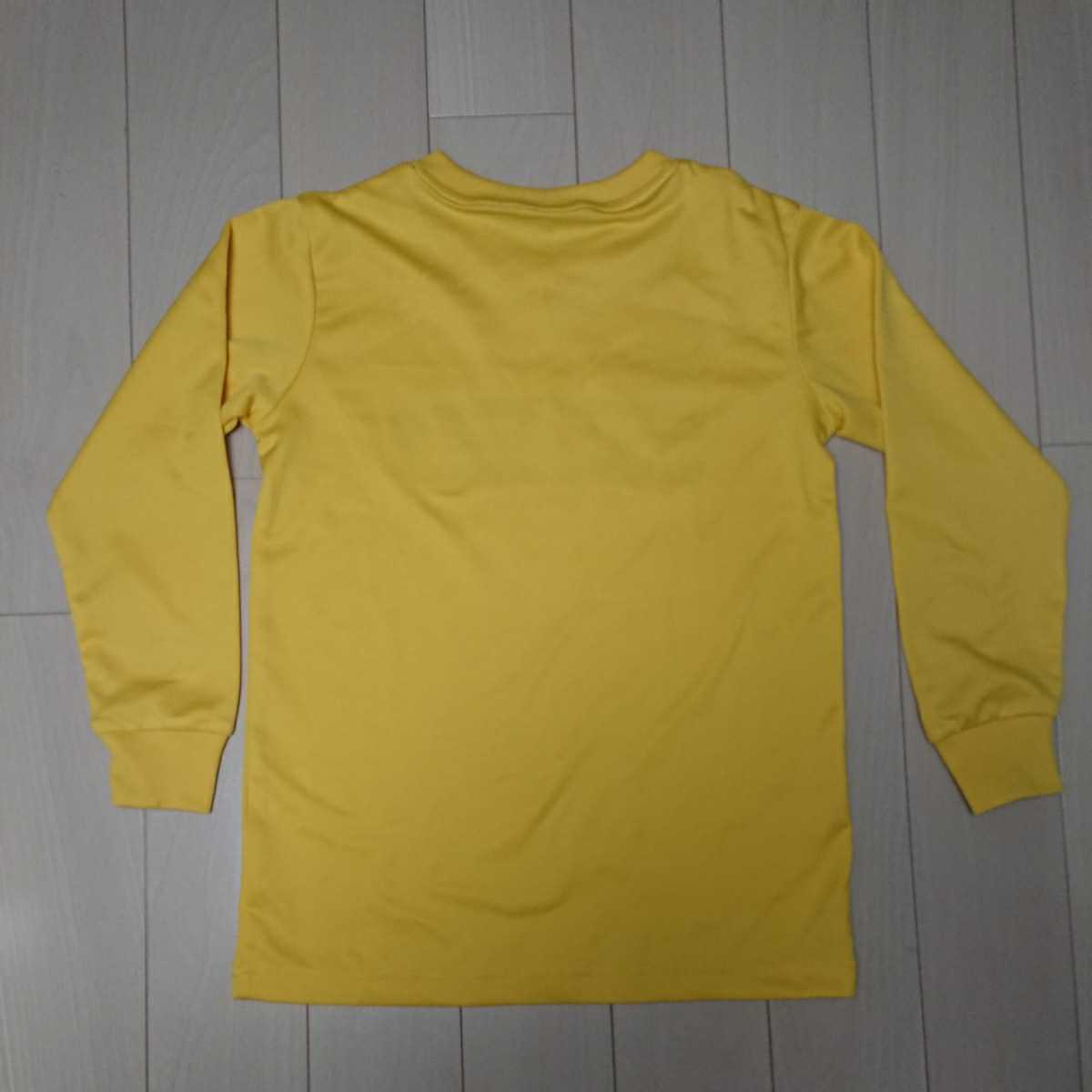  unused Finta fins ta long sleeve p Ractis shirt 130 size yellow 