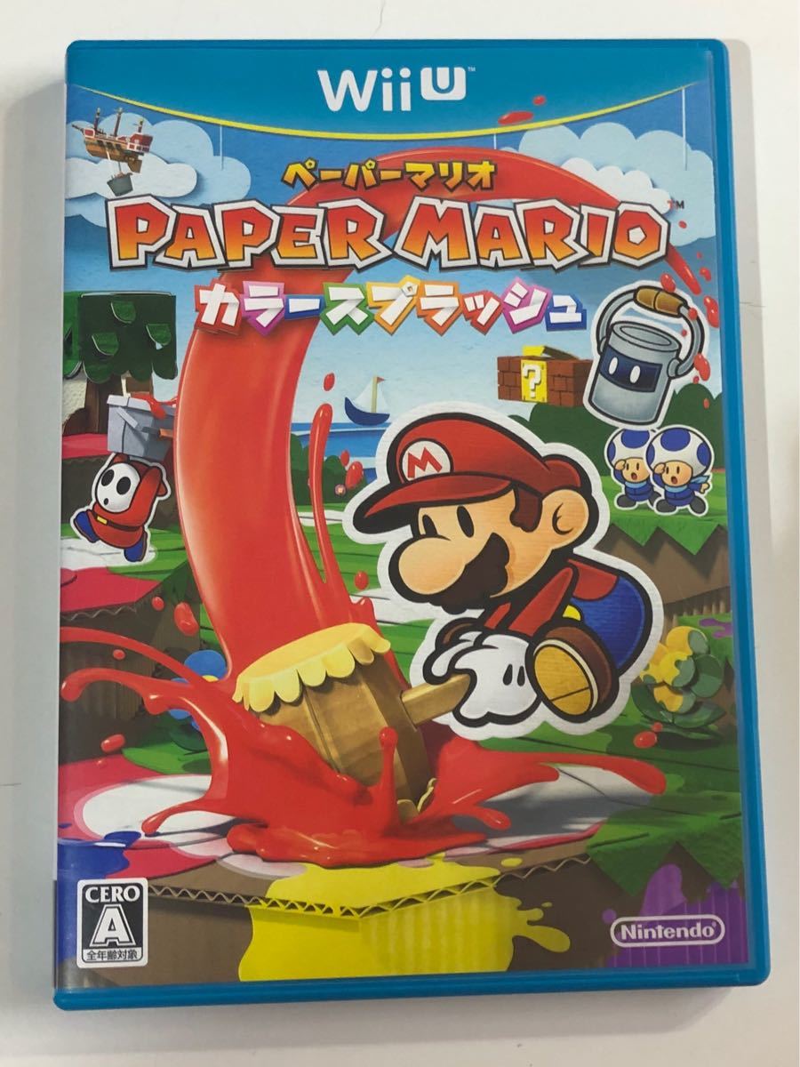 Paypayフリマ ペーパーマリオ カラースプラッシュ Wii U Paypayフリマ ペーパーマリオ カラースプラッシュ Wii U