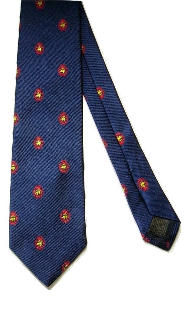  new goods [ free shipping ] Brooks Brothers navy woven ground silk k rest necktie Brooks Brothers Golden Fleece Crest Tie SILK 100%