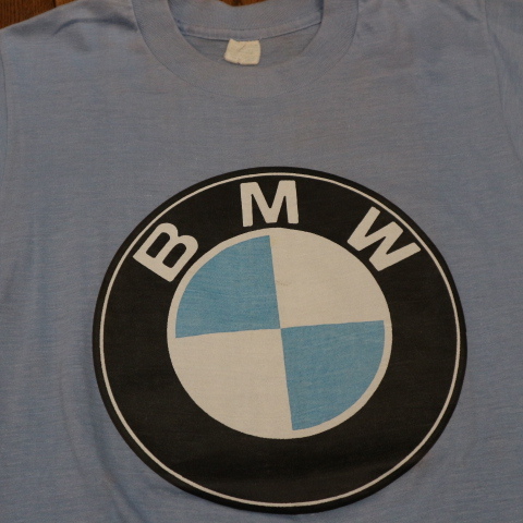 80s USA製 BMW Tシャツ M ブルー エンブレム ロゴ 企業 車 90s ヴィンテージ_画像1