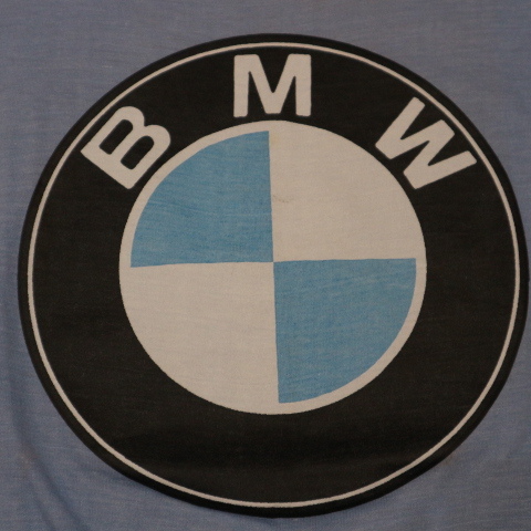 80s USA製 BMW Tシャツ M ブルー エンブレム ロゴ 企業 車 90s ヴィンテージ_画像3