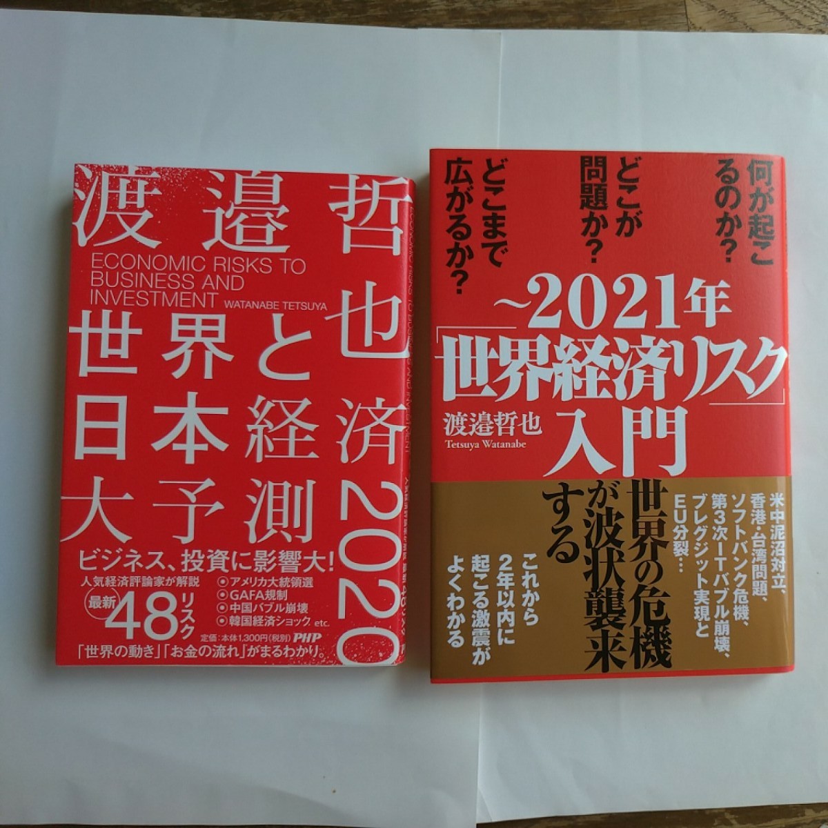 【2冊】2021年「世界経済リスク」入門 世界と日本経済大予想 2020年 
