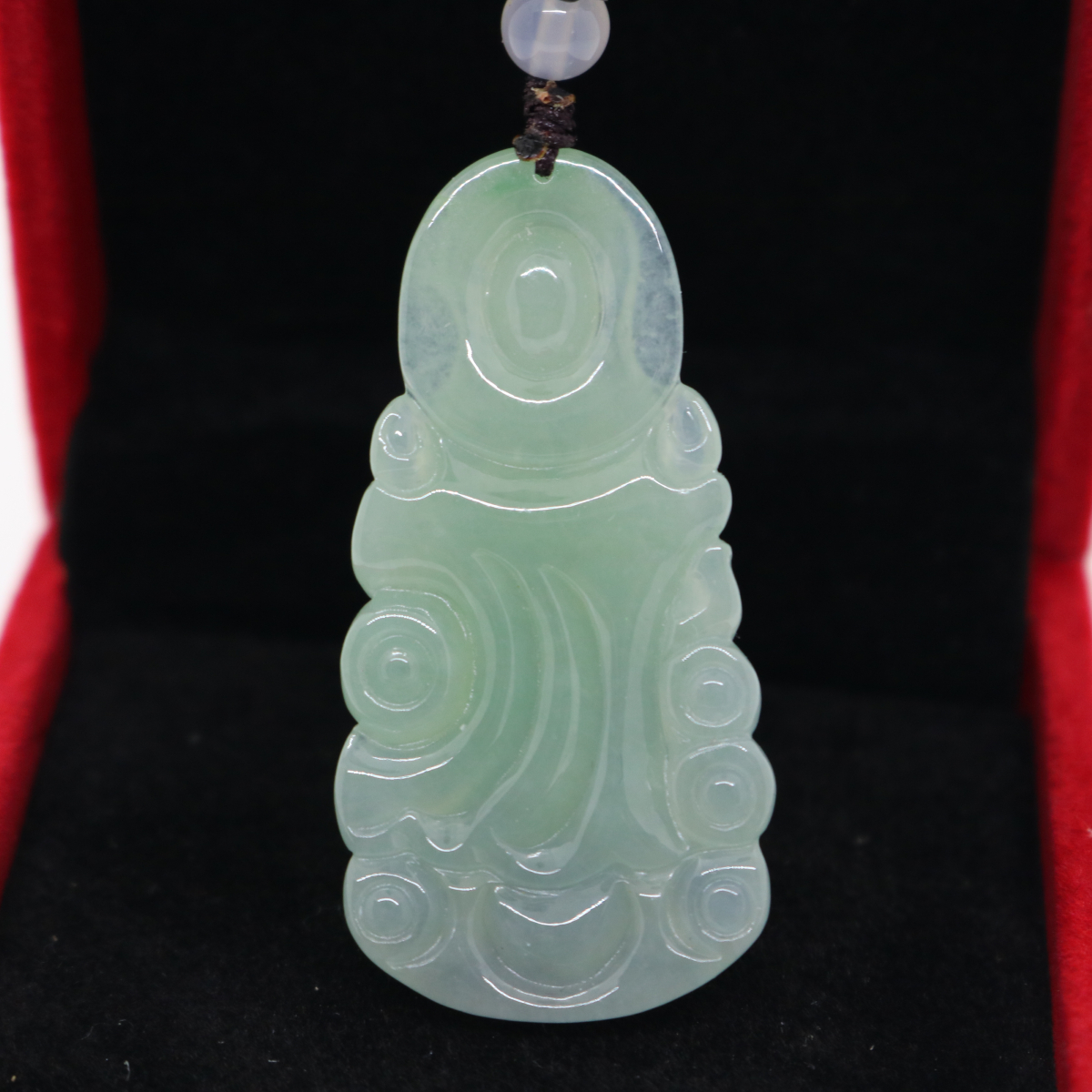 . sound bodhisattva Myanma natural .. JadaToys ito jade pendant head A. natural stone necklace amulet ... image 