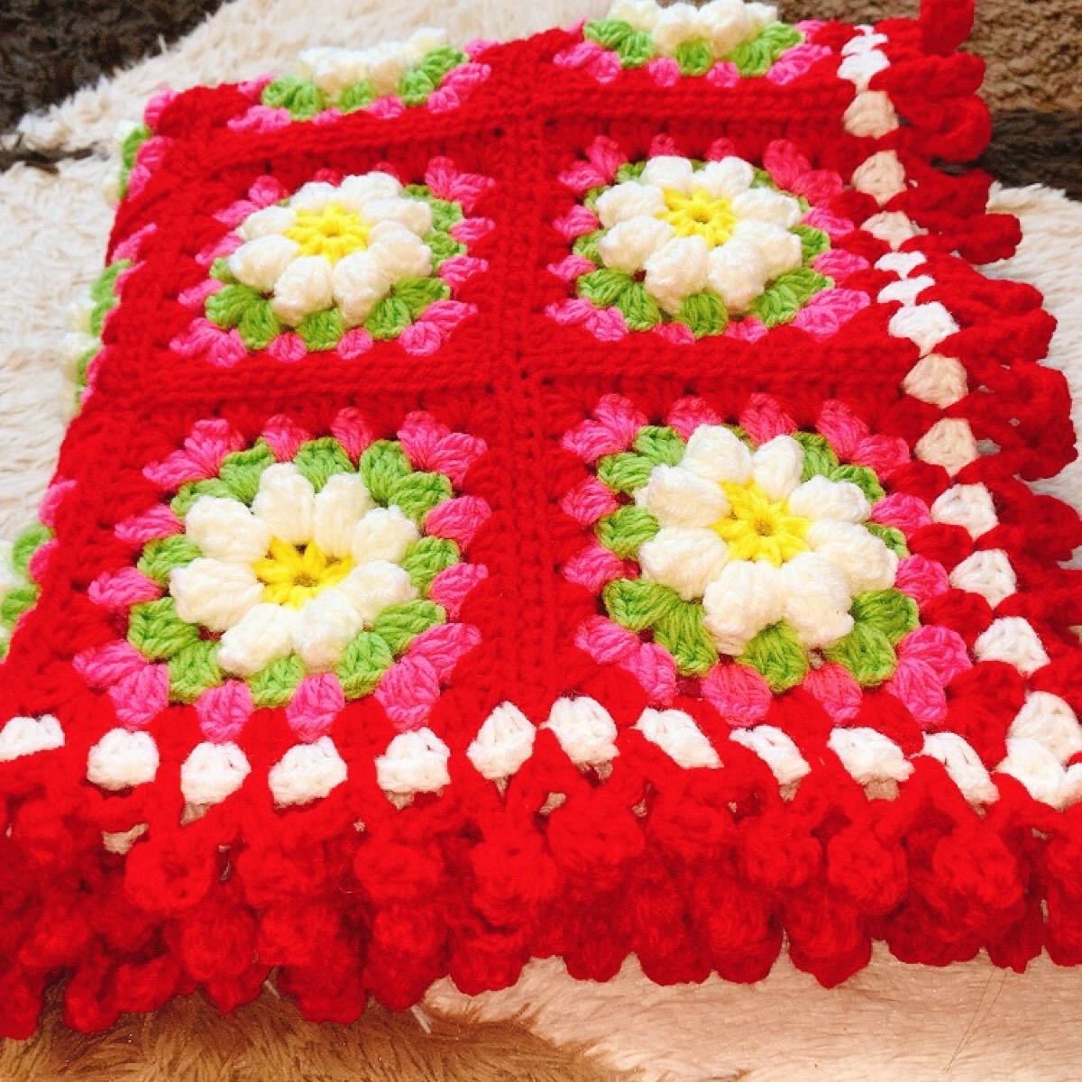 ハンドメイド】モチーフ編み ブランケット 01|Yahoo!フリマ(旧 ハンドメイド】モチーフ編み ブランケット 01|Yahoo!フリマ(旧