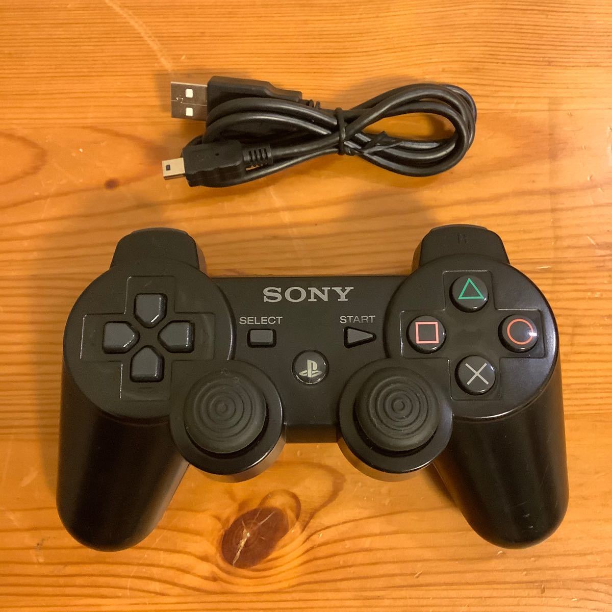 PS3 純正 コントローラー　＋純正USBケーブル