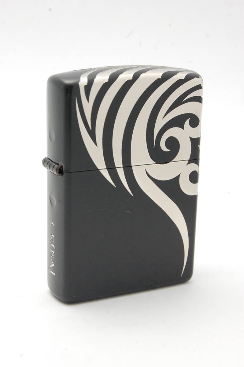 ☆新品・未使用☆　Zippo　ジッポー　TRIBAL　トライバル　四面加工　2BK-TRS5　タトゥーモチーフ　ライター_画像2