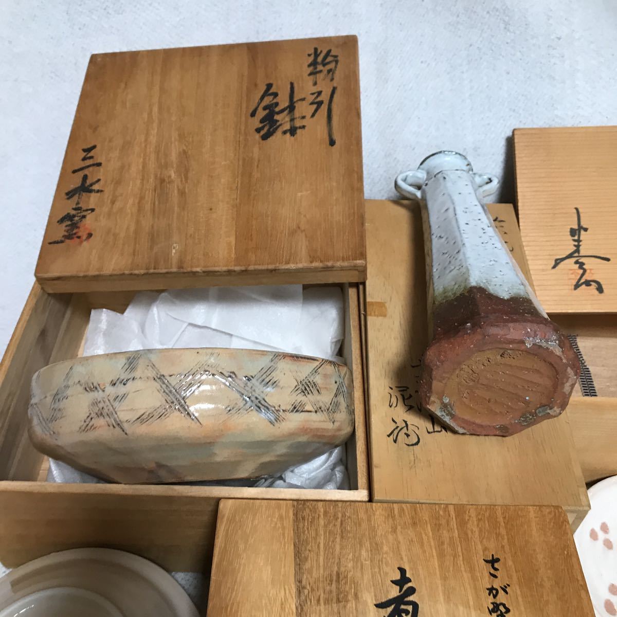 骨董品かわからないです綺麗に上品で美しいです、年月が経つています箱入りです銘があります、趣き有るものですいいものです、作者名ありま_画像9