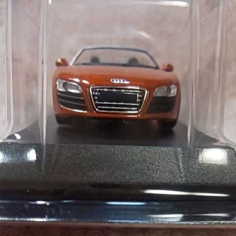 京商 1/64 Audi 2 アウディ R8 スパイダー 茶色 Audi R8 Spyder ブラウン ミニカー オレンジ カッパー 橙色 第82弾_画像4