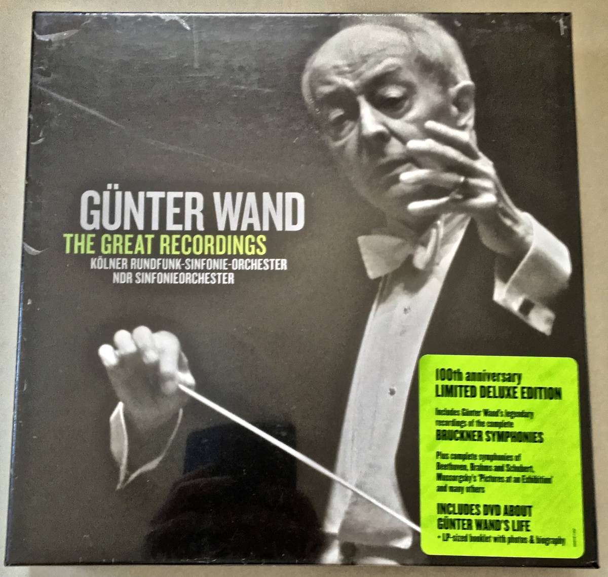 ギュンター・ヴァント　未開封・CD28枚+DVD1枚組ボックス　GUNTER WAND : The Great Recordings