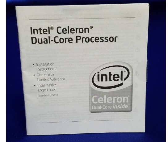 ★マニュアルのみの出品です　M037　Intel Celeron Dual-Core Processor の説明書のみです　本体はありません_画像1