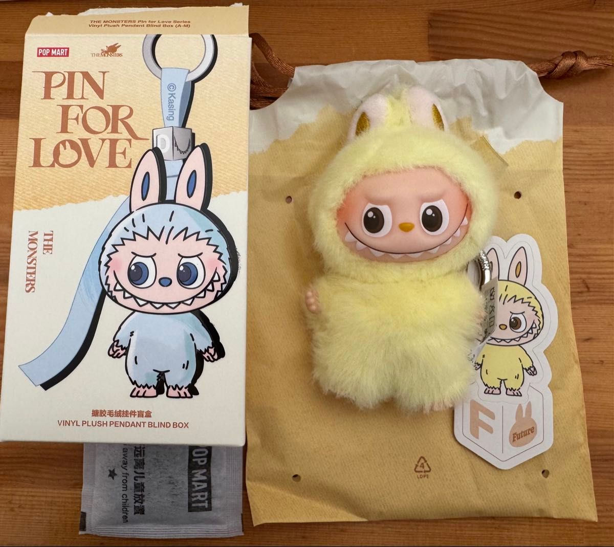 【Fセット】popmart ラブブ　PINFORLOVE アルファベット POPMART/ポップマート】Labubu ラブブ THE MONSTER PIN FOR LOVE