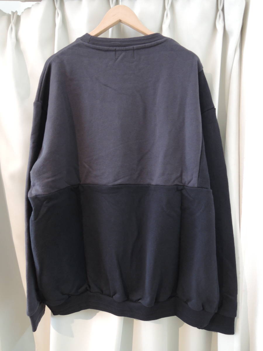 X-LARGE XLarge XLARGE PANELED CREWNECK SWEAT black XL newest popular goods repeated price cut!