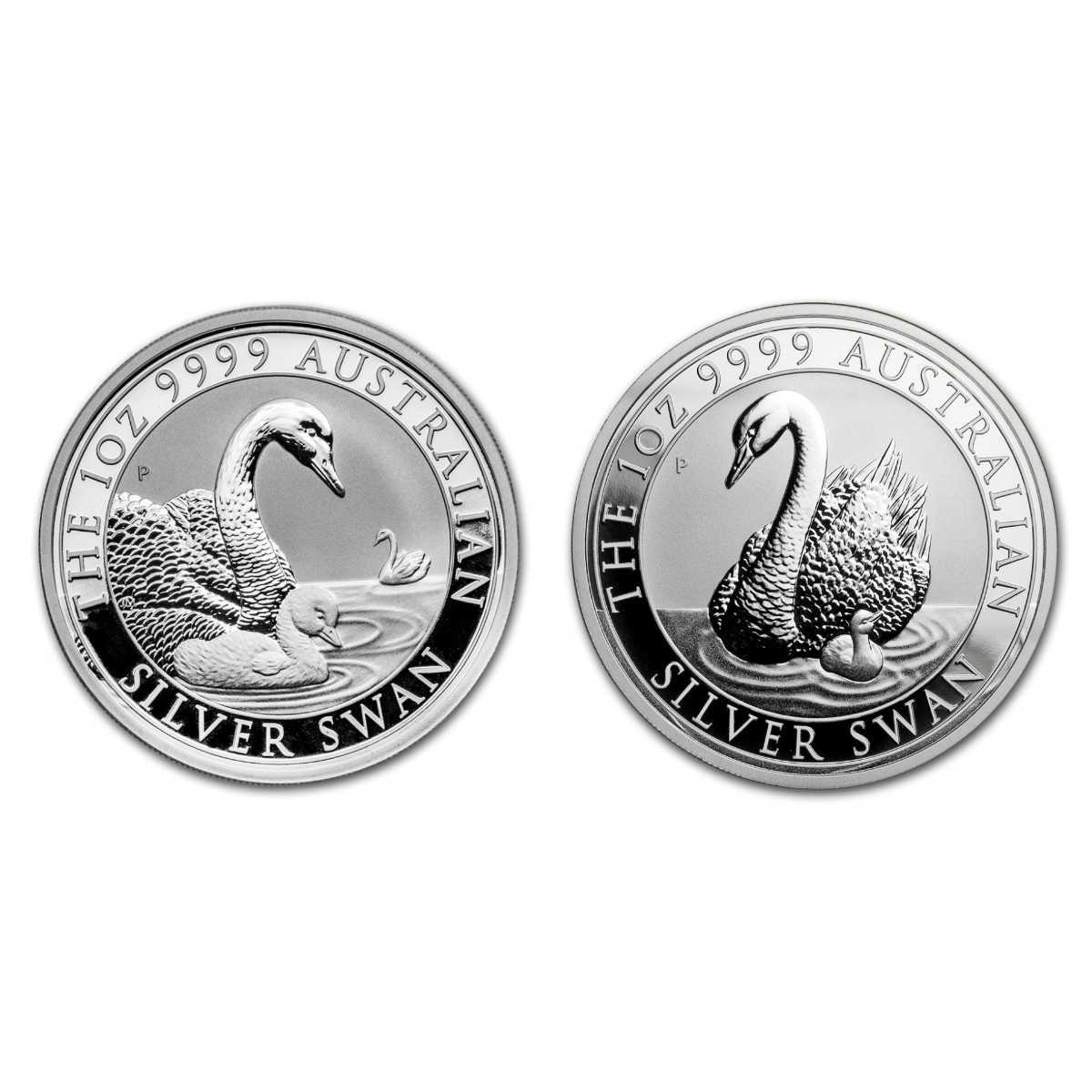 オーストラリア 2018 & 2019 白鳥 銀貨 2枚セット | www.consejocica.org