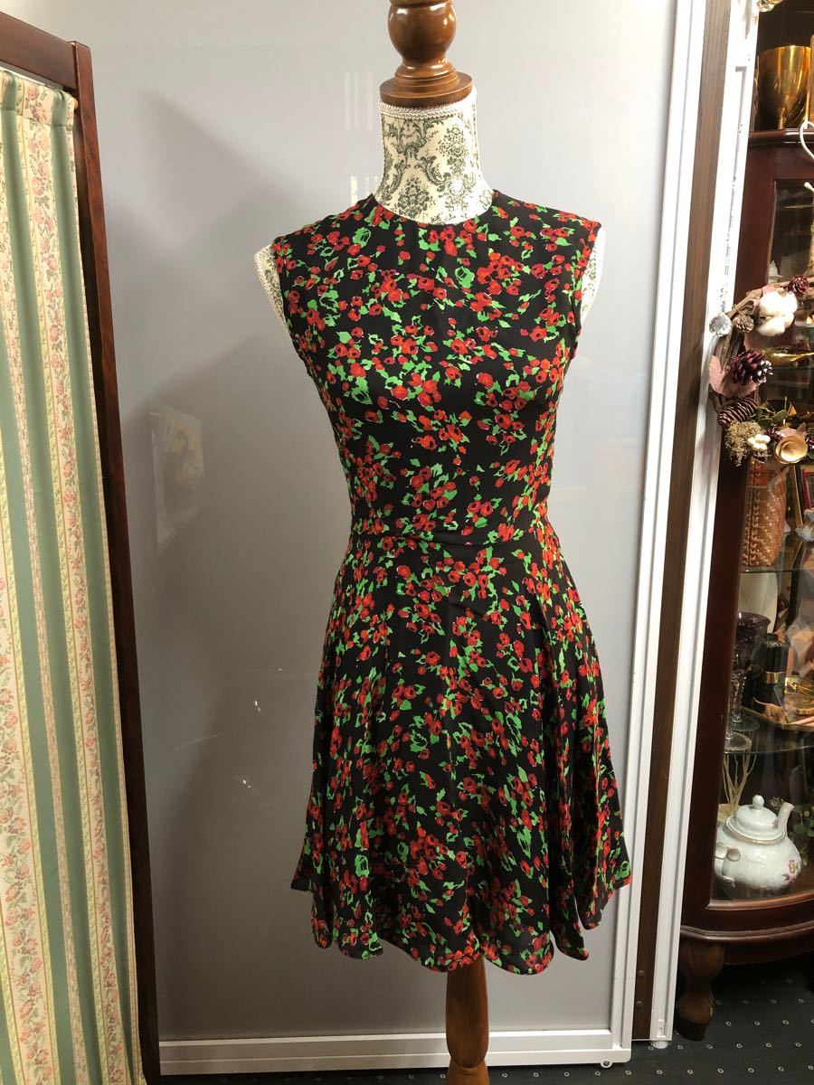 Valentino ヴァレンティノ シフォン 花柄 ワンピース(¥32,500) sler
