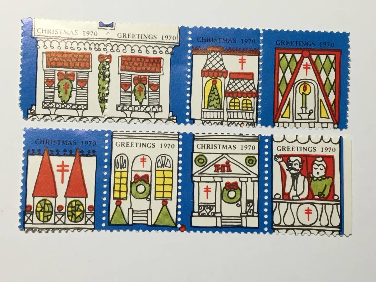 切手：クリスマスシール・複十字／アメリカ＊１９７０年＊の画像1