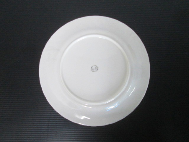 【未使用品】　★ HOYA　CHINA ★　New　Ivory　大皿　１枚　花柄　（直径：２６.５ cm）　日本製_画像4