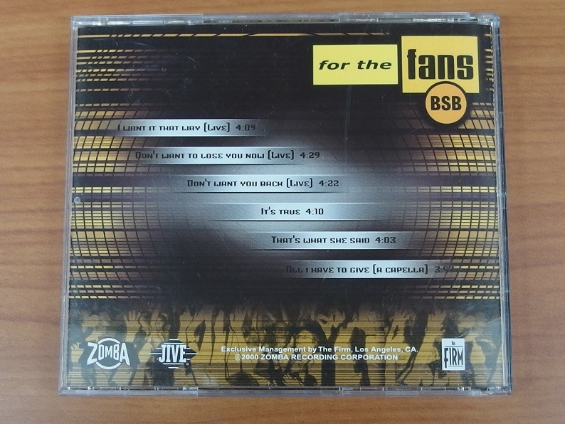 CD /for the fans CD3/backstreet boys/中古_画像2