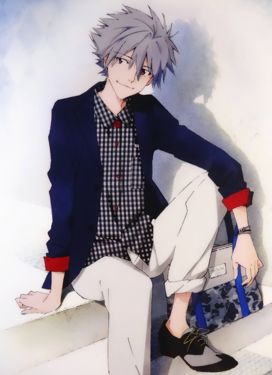2025年新作アイテムが続々登場 ◇ 「KAWORU 2015 クリアファイル」 「渚カヲル写真集」表紙 クリアファイル