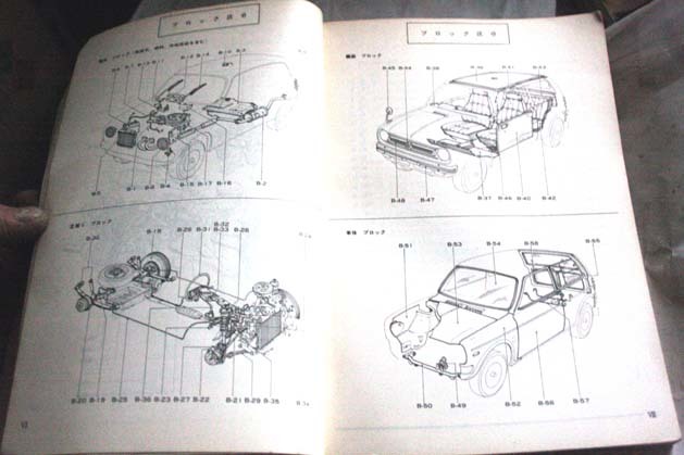 60s Honda Life van beautiful parts list N360NⅢTNLN360Z1300S800S600 Accord Step Wagon Civic TN360 Vamos Isuzu Mazda Toyota Mazda 