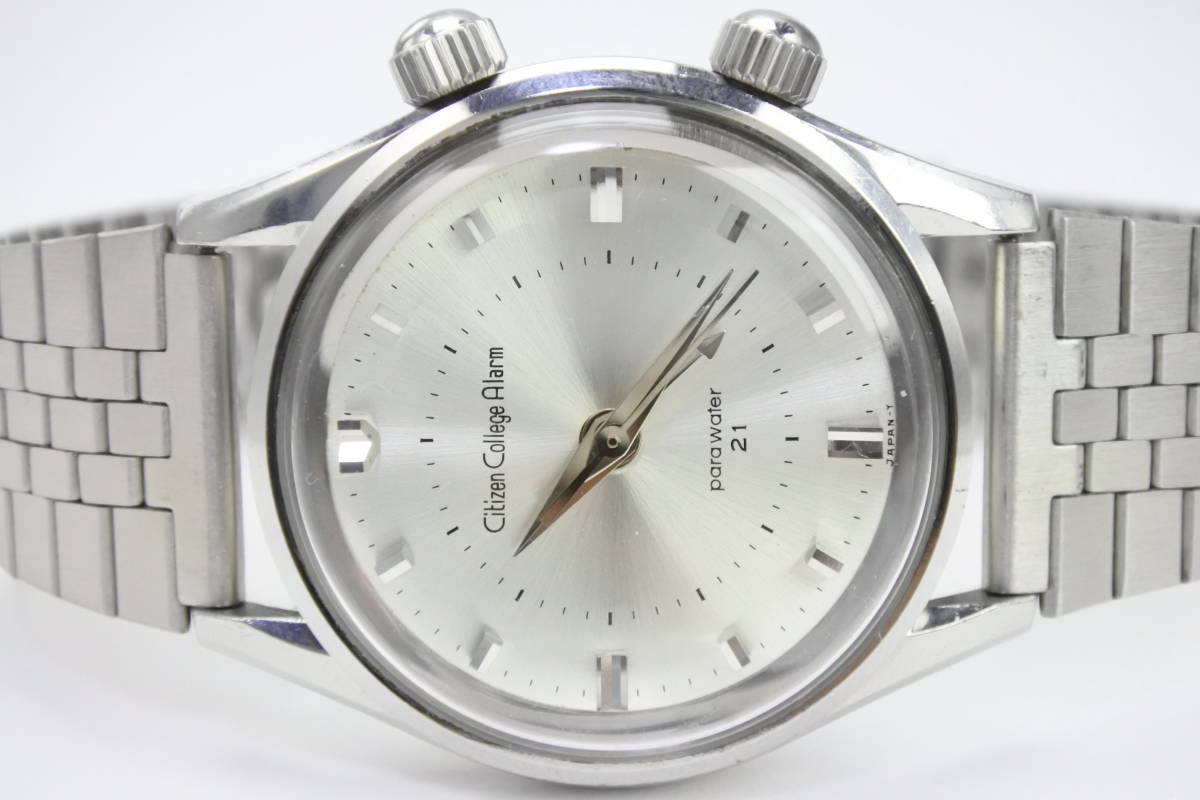 希少モデル 1966年製CITIZEN College Alarm ALO5 51201-Y PARA WATER
