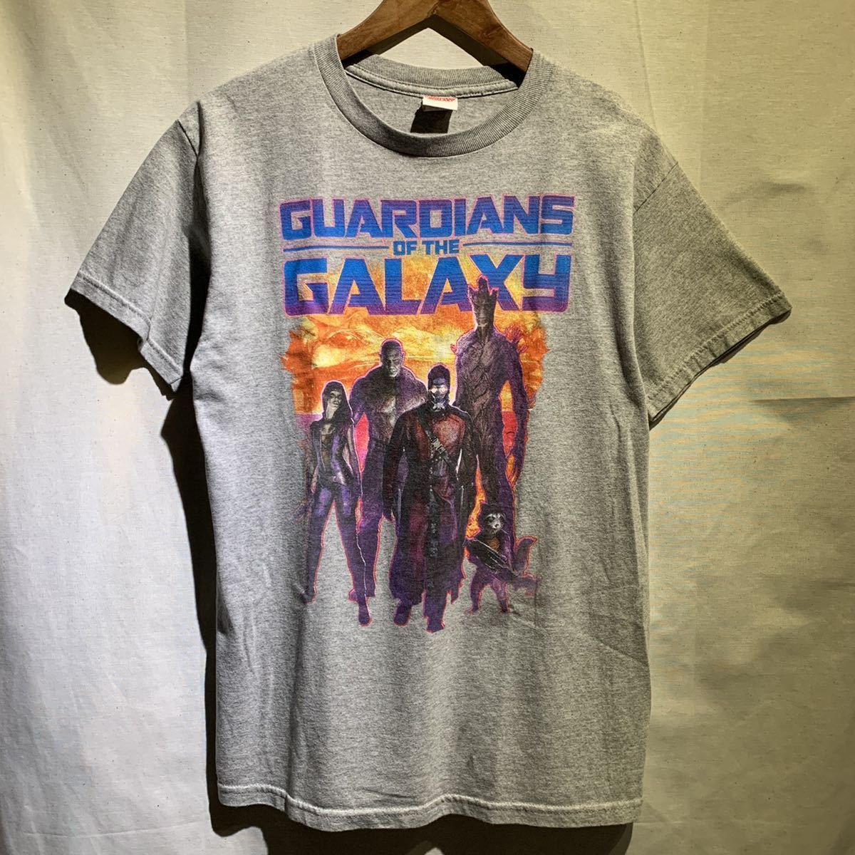 【希少】GUARDIANS OF THE GALAXY ムービー Tシャツ MARVEL / ビンテージ 古着 USA アメコミ ディズニー 映画 アート バンド 80s 90s