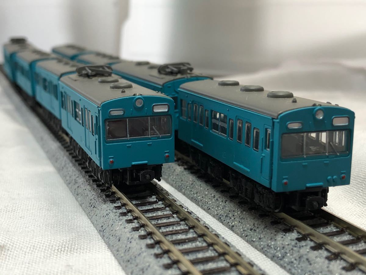 Bトレ　101系直流通勤型電車　8両セット　スカイブルー