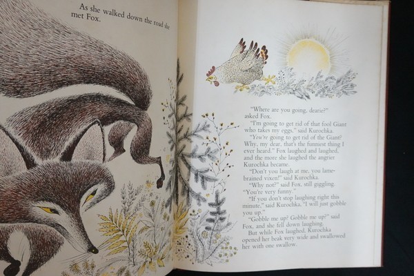 xe27/. picture book #The Little Hen and the Giant small bird .. person Mali a* Robin zMaria Polushkin